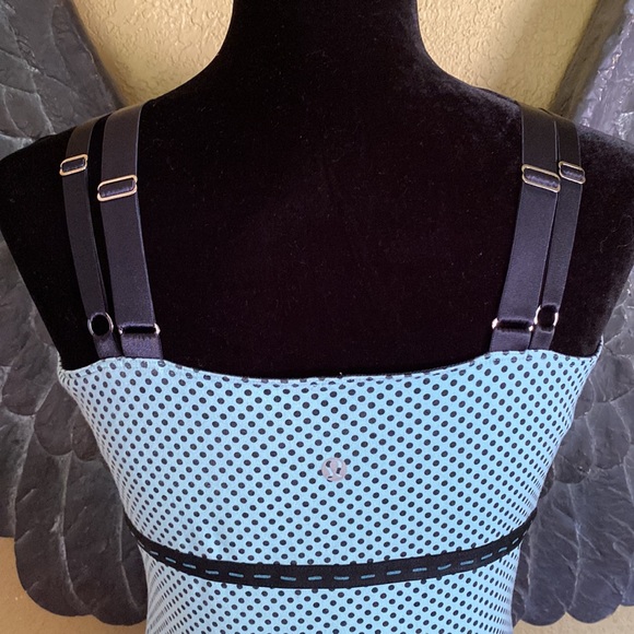 Lululemon Move Tank Aruba Black Party Dot - Picture 6 of 7